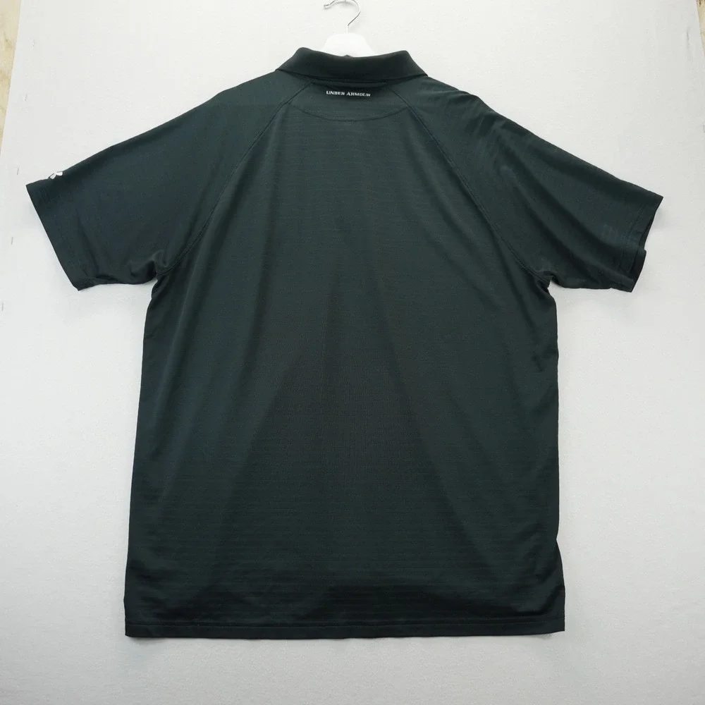 Under Armour‎ Mens XXL Black Troon North Golf Polo Shirt Short Sleeve